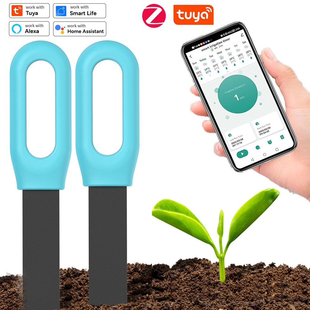 Smart Garden Home Assistant - 1-5PCS Tuya Zigbee Soil Smart Sensor