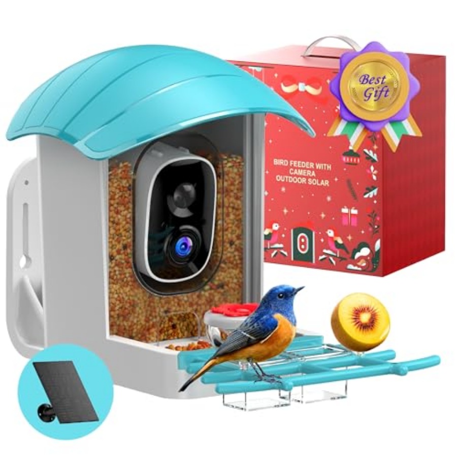 Smart Garden Ai - Bird Feeder with Camera Solar Powered: