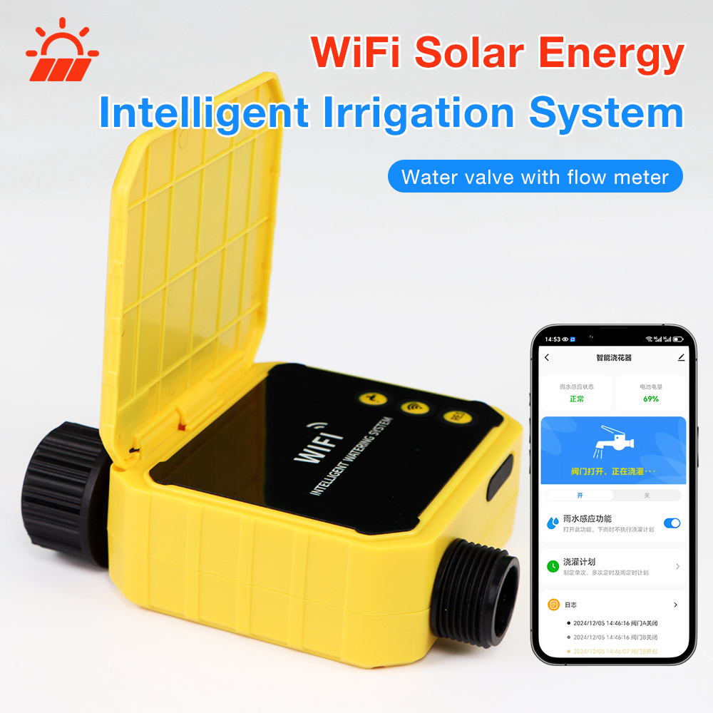 Smart Garden Water - WiFi Solar Timer 1/2/4-Zone Smart Irrigation