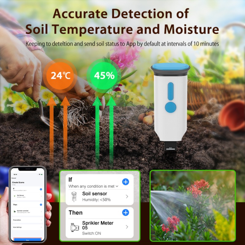 Smart Garden Water - Tuya Smart Bluetooth WIFI Soil Tester