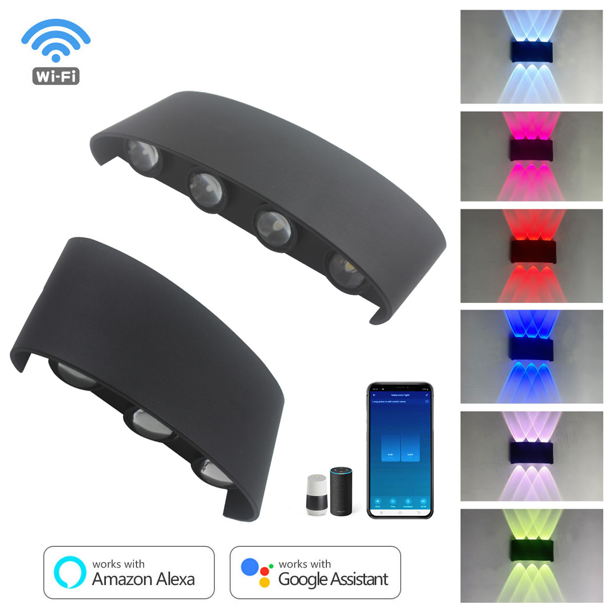 6W 8W RGBW Up Down LED Wall La - Smart Garden Rooms recensione e prezzo