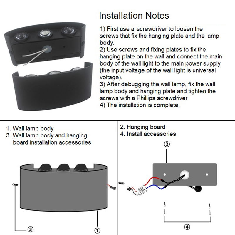 6W 8W RGBW Up Down LED Wall La - Smart Garden Rooms recensione e prezzo