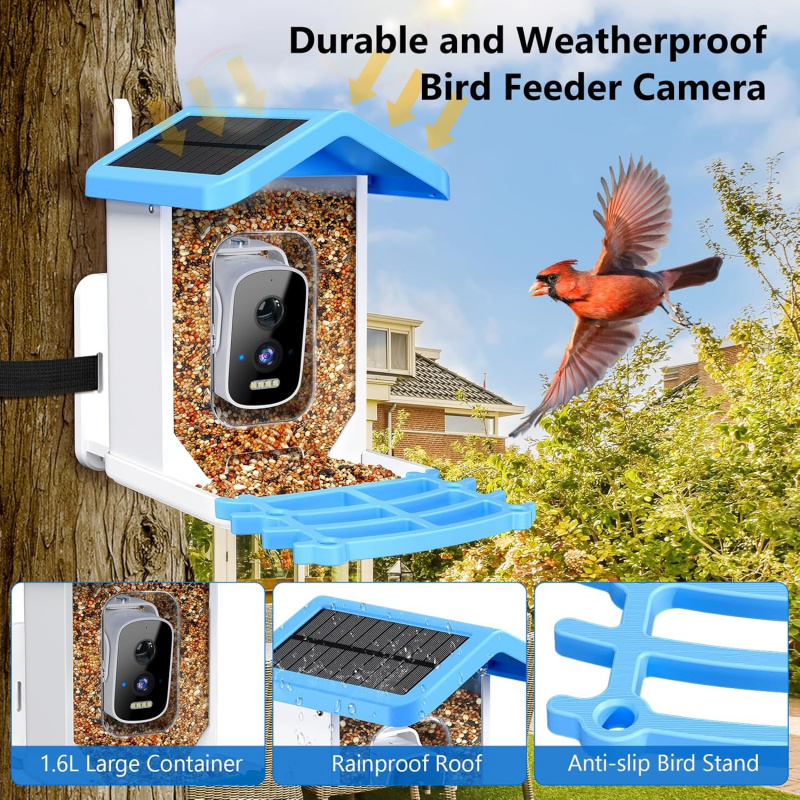 Smart Bird Feeder with Camera  - Smart Garden Ai recensione e prezzo