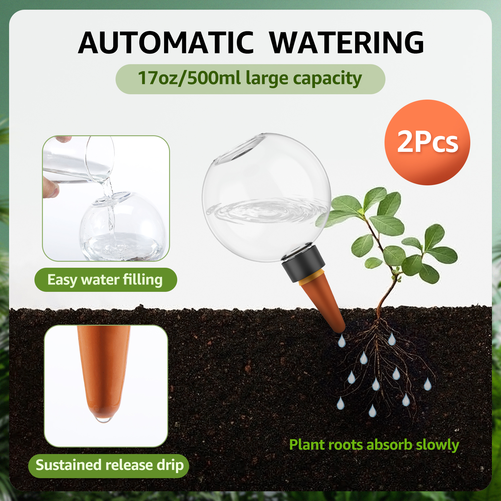 2/4Pcs 500ML Automatic Drip Ir - Smart Garden Project recensione e prezzo
