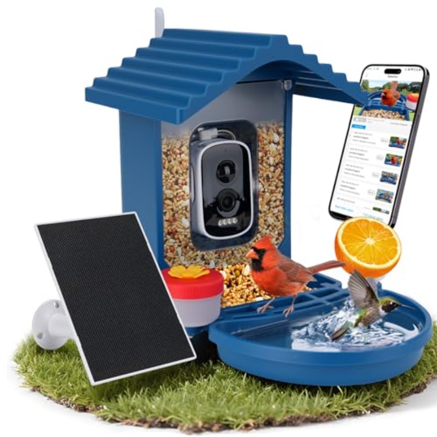 Bird Feeder with Camera Solar  - Smart Garden Ai recensione e prezzo