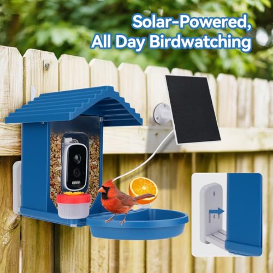 Bird Feeder with Camera Solar  - Smart Garden Ai recensione e prezzo