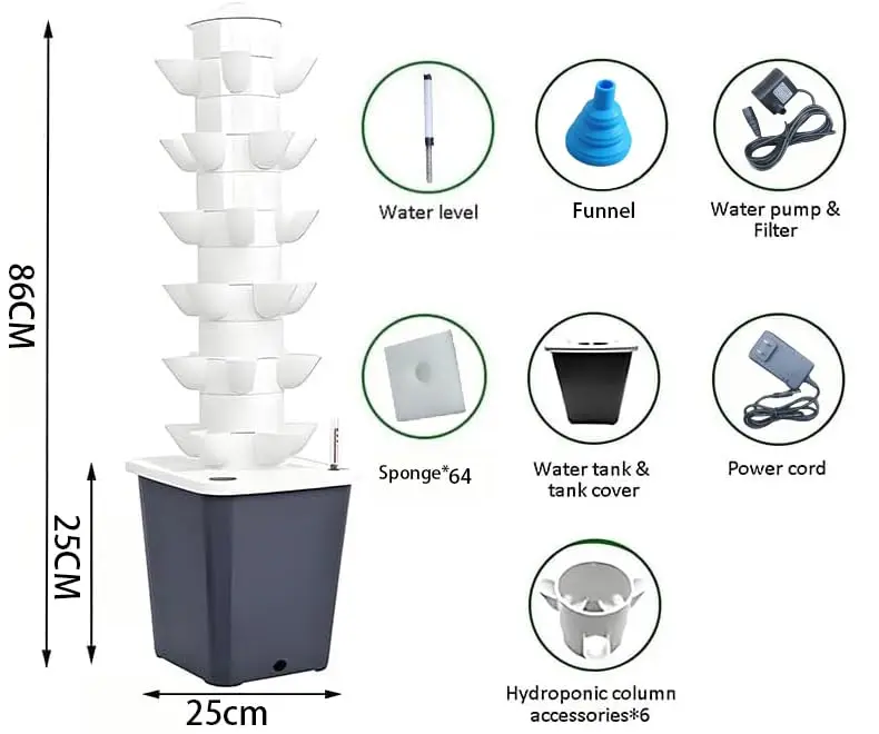 Vertical Hydroponic Garden Sys - Smart Garden Water recensione e prezzo