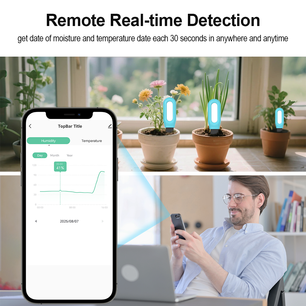 1-5PCS Tuya Zigbee Soil Smart  - Smart Garden Home Assistant recensione e prezzo