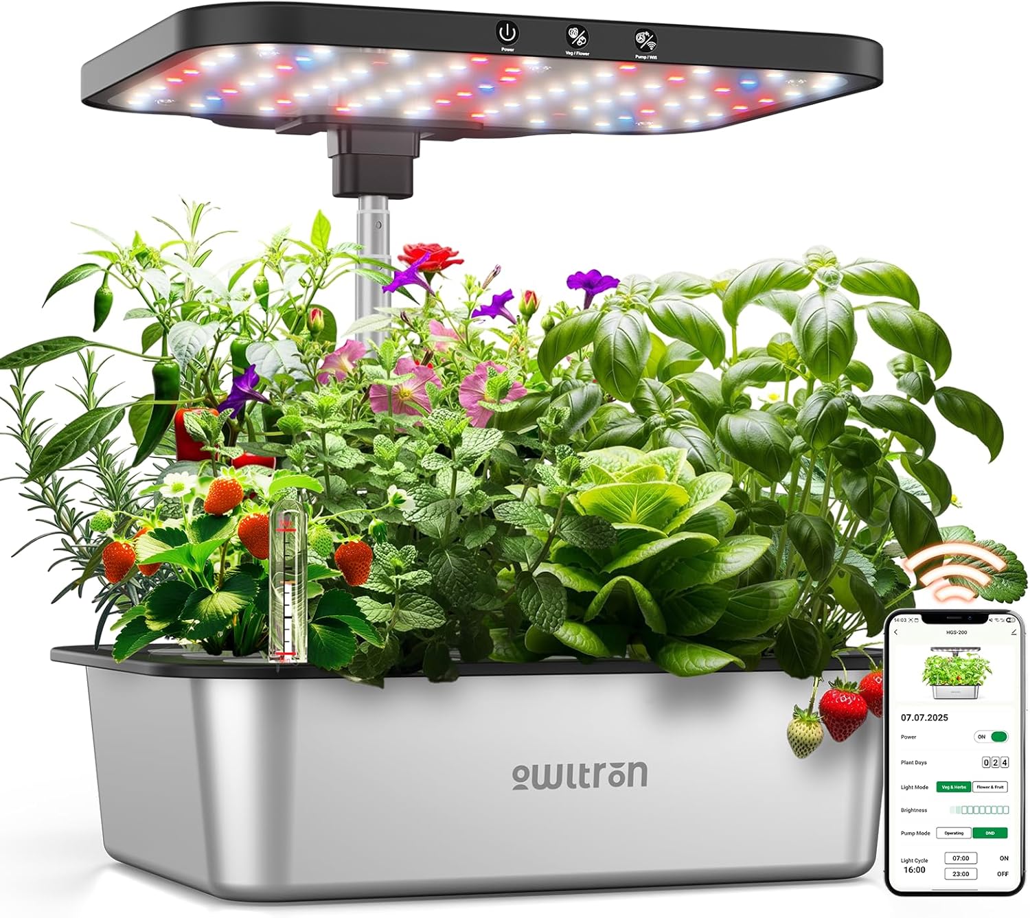15-Pod Smart Hydroponics Growi - Smart Garden Water recensione e prezzo
