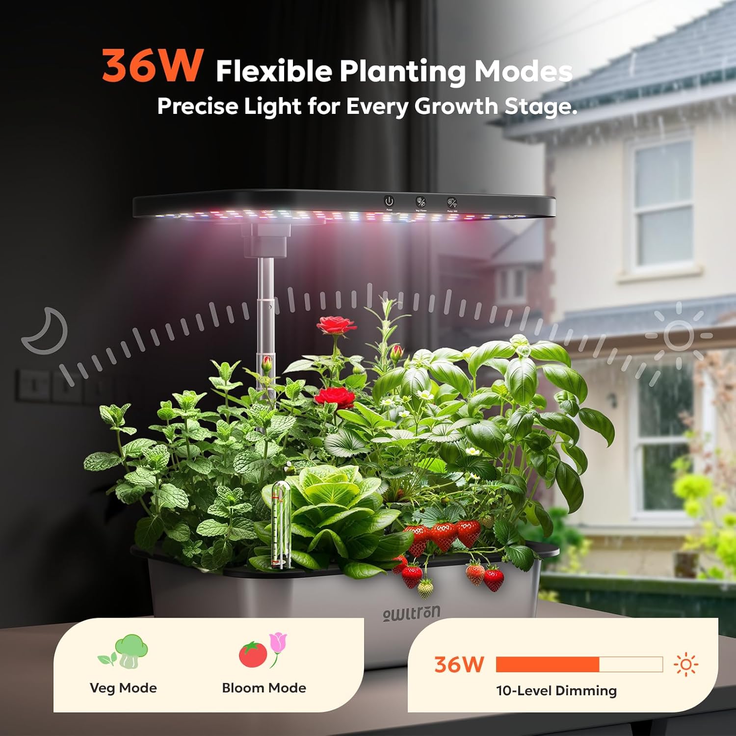 15-Pod Smart Hydroponics Growi - Smart Garden Water recensione e prezzo