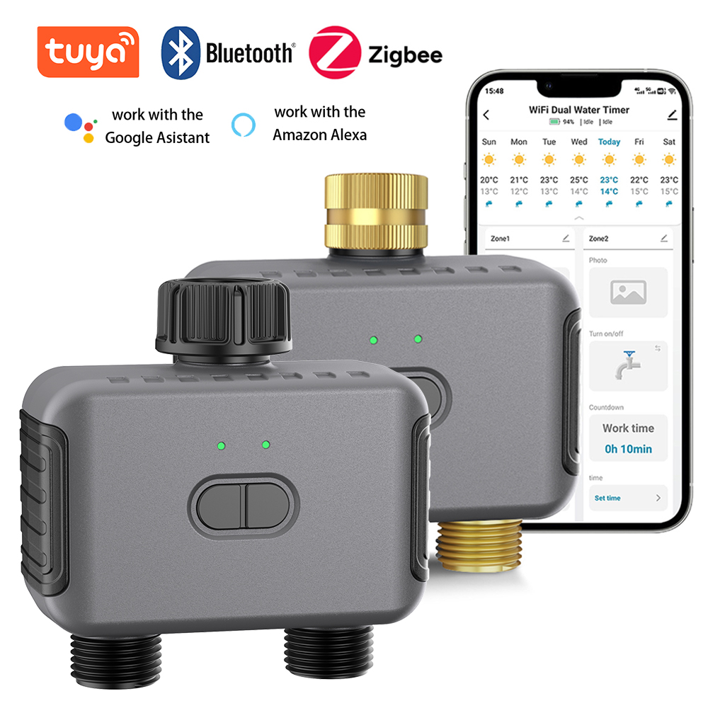 Tuya Smart Dual Water Timer Bl - Smart Garden Water recensione e prezzo