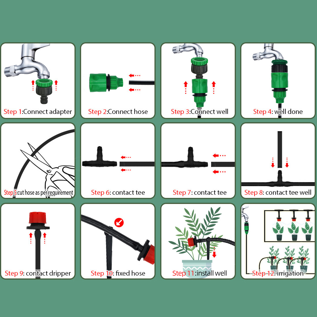 Greenhouse 15M-30M DIY Drip Ir - Smart Garden Project recensione e prezzo