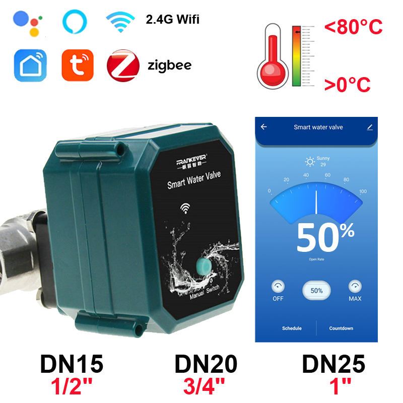Tuya Wifi Water Valve Shut off - Smart Garden Home Assistant recensione e prezzo