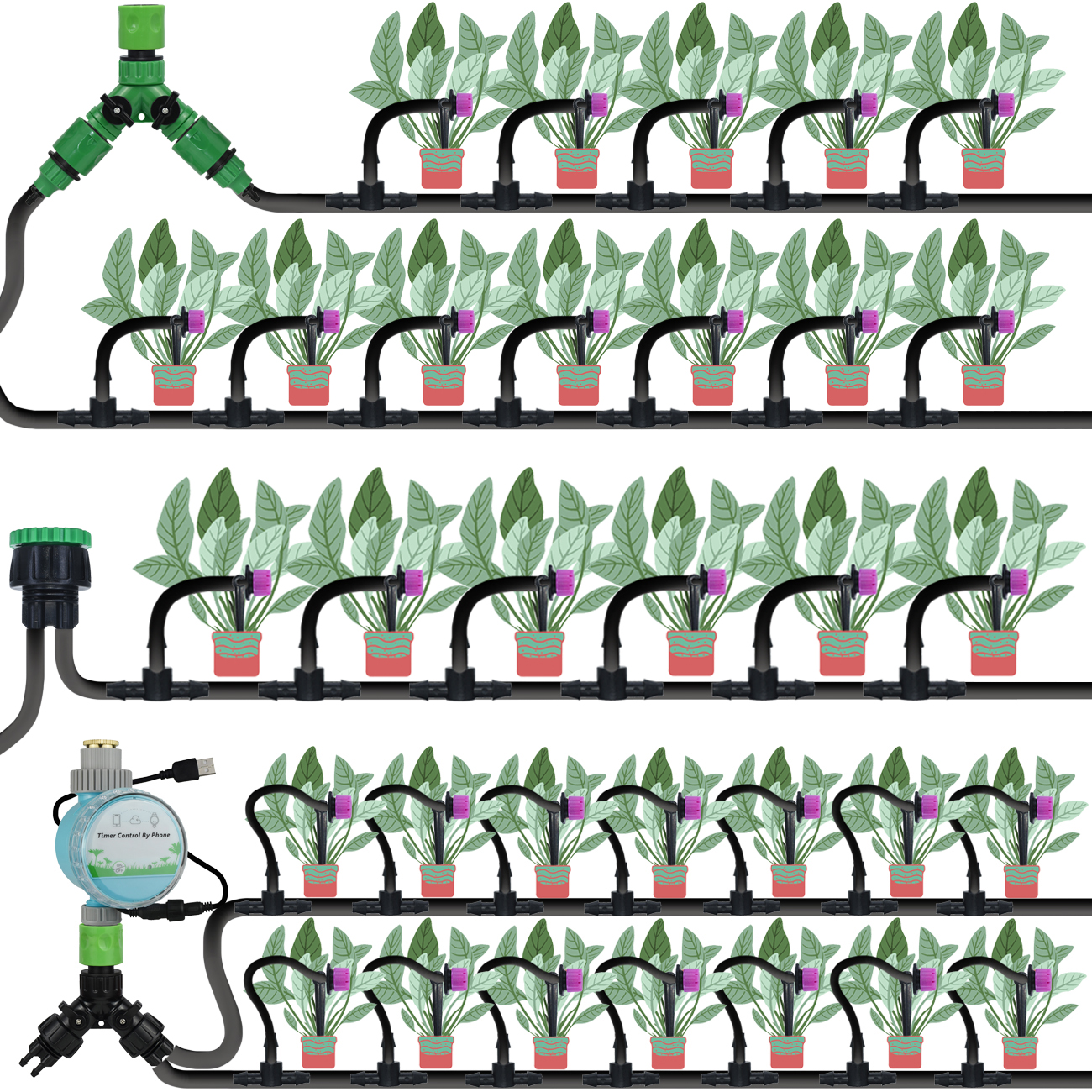 KESLA 5-50M Drip Irrigation Au - Smart Garden Project recensione e prezzo