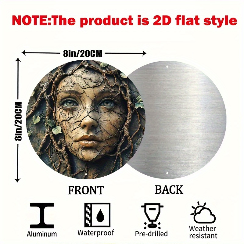 2D Flat, Vintage Aluminum Roun - Smart Garden In Home recensione e prezzo