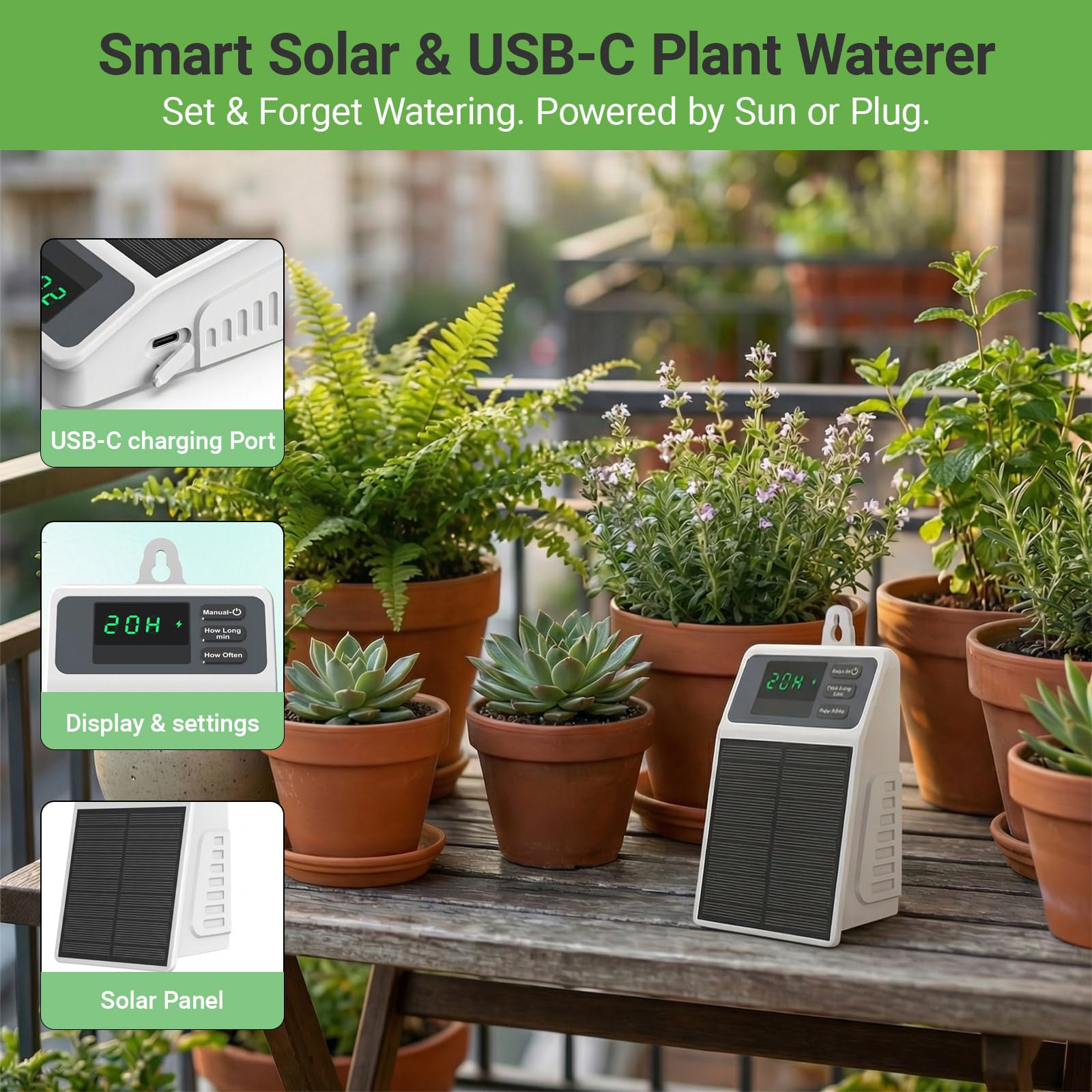 Upgraded Solar Drip Irrigation - Smart Garden Project recensione e prezzo