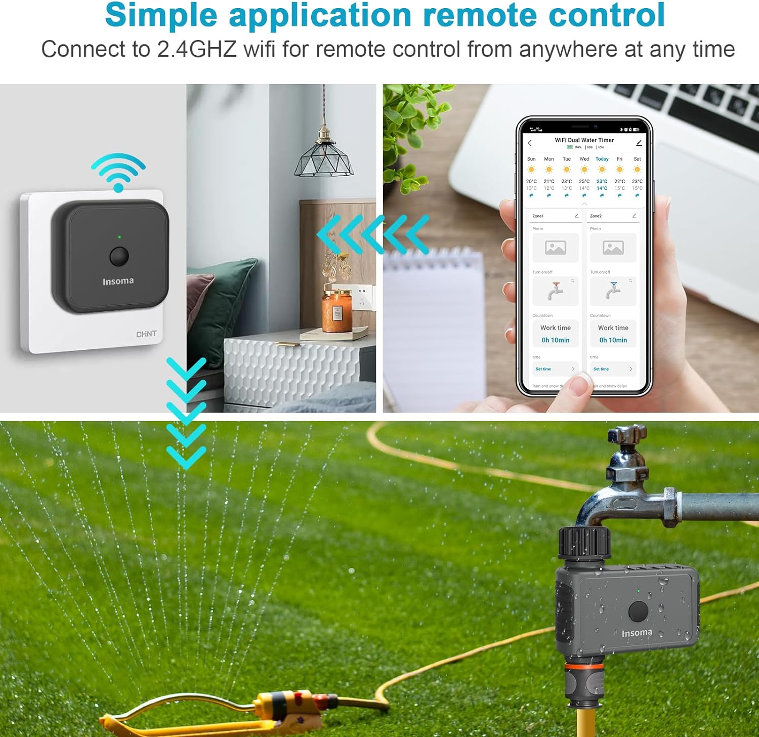 Insoma Wifi Automatic Sprinkle - Smart Garden Iot recensione e prezzo