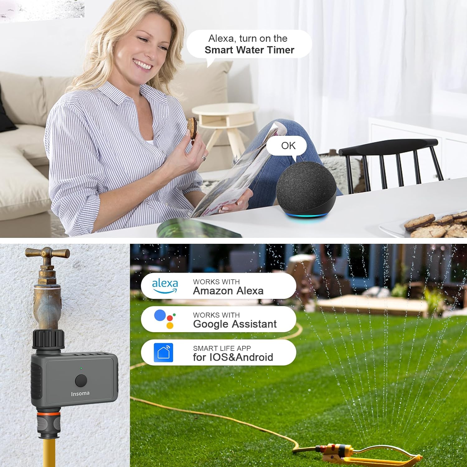Insoma Wifi Automatic Sprinkle - Smart Garden Iot recensione e prezzo