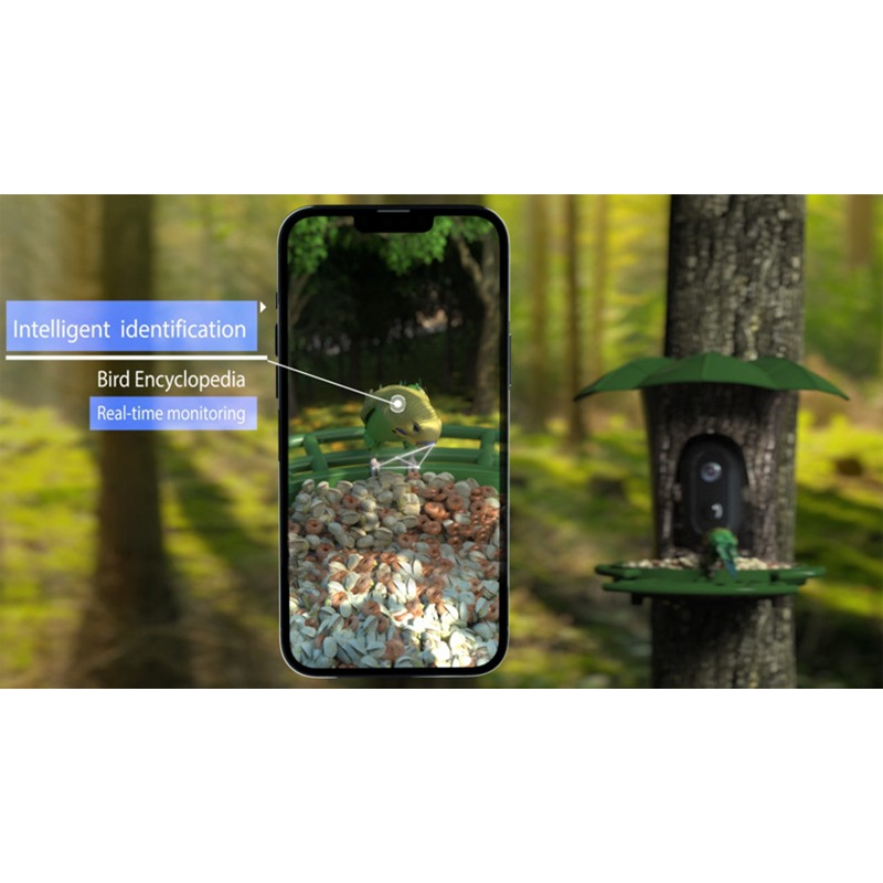 Solar AI Smart Bird Feeder Bir - Smart Garden Ai recensione e prezzo