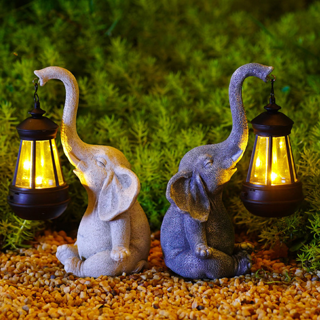 Resin Elephant Statue Ornament - Smart Garden In Home recensione e prezzo