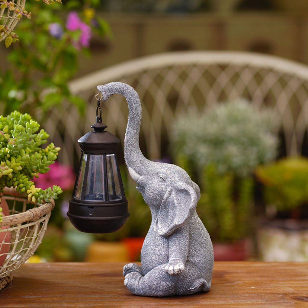 Resin Elephant Statue Ornament - Smart Garden In Home recensione e prezzo