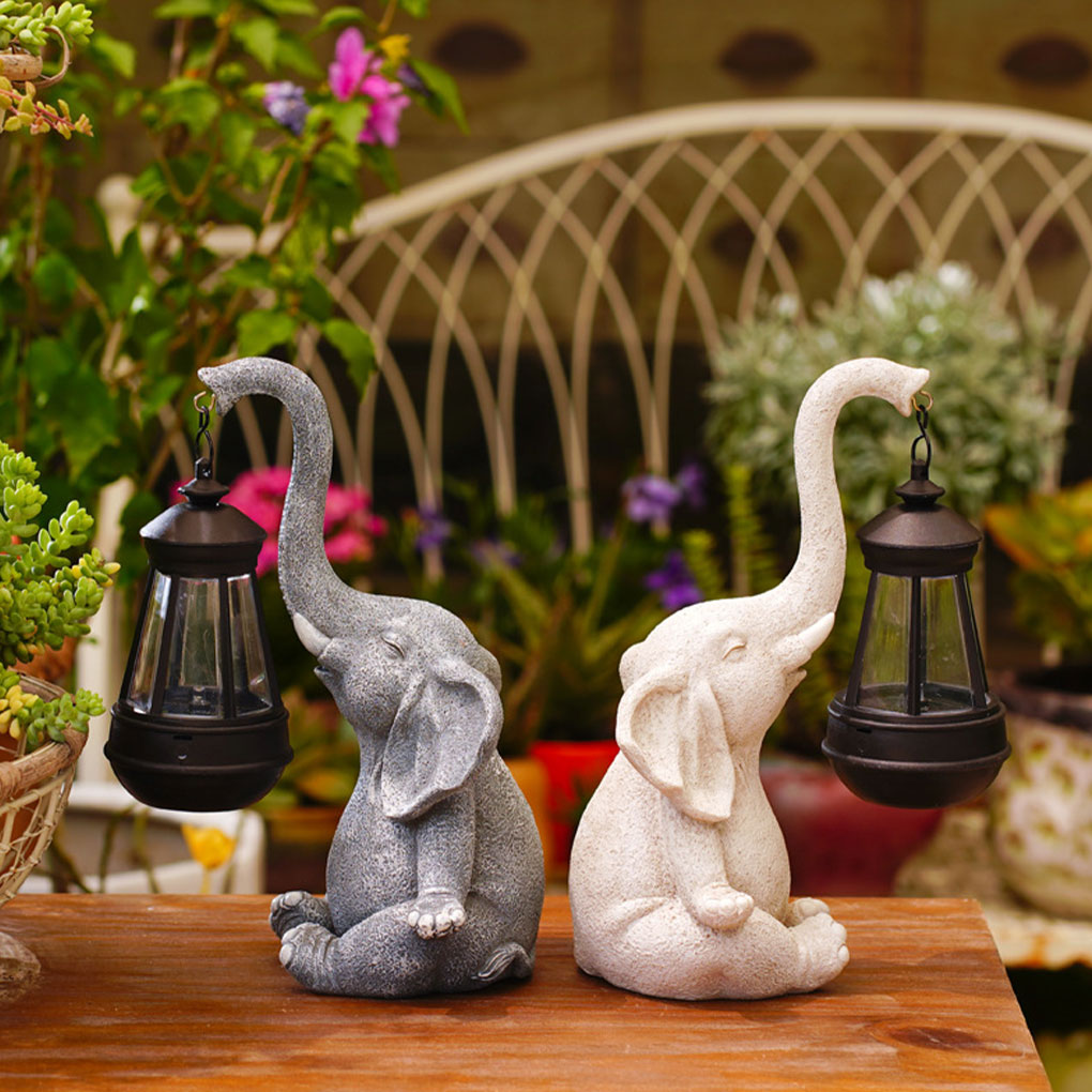 Resin Elephant Statue Ornament - Smart Garden In Home recensione e prezzo