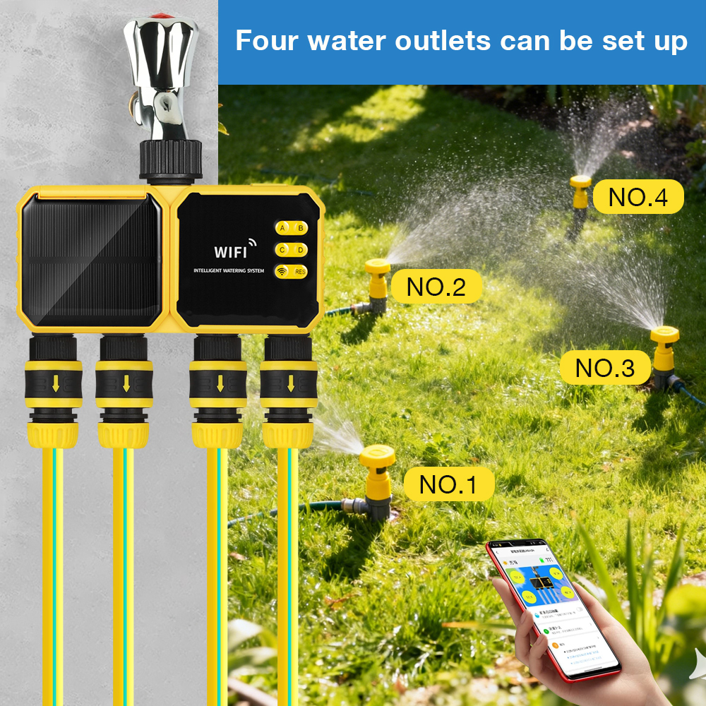 WiFi Solar Irrigation Timer 1/ - Smart Garden Iot recensione e prezzo