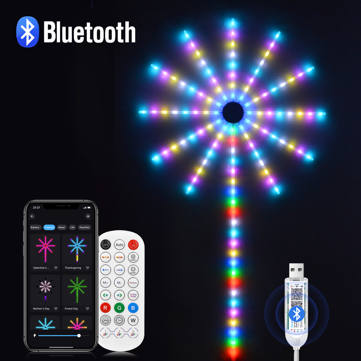 Christmas Fireworks Light RGBI - Smart Garden Rooms recensione e prezzo