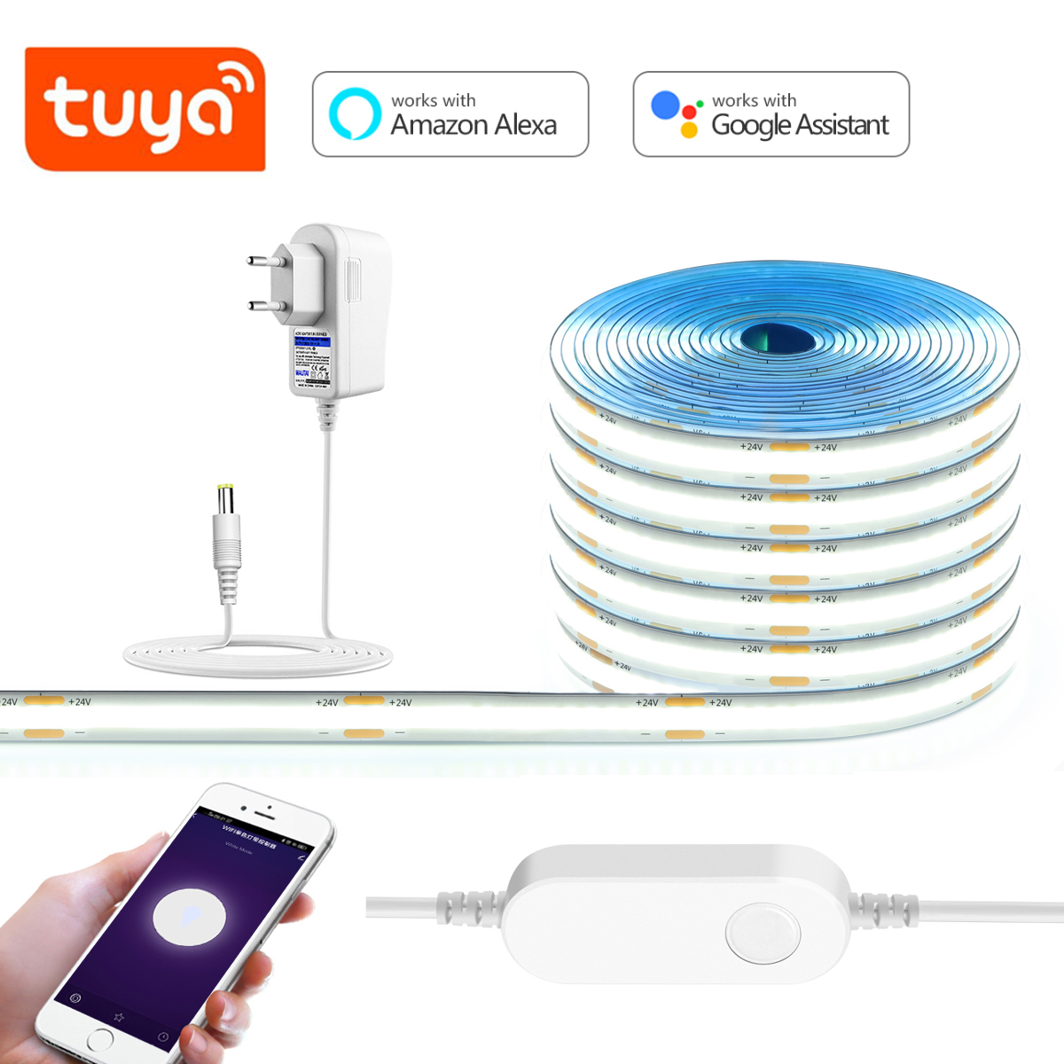3M 5M 10M 24V COB LED Strip Li - Smart Garden Rooms recensione e prezzo