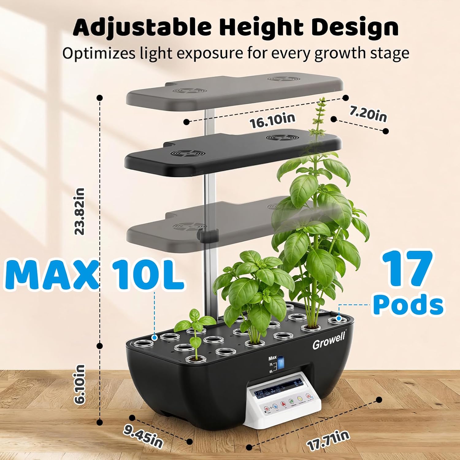 17 Pods Hydroponics Growing Sy - Smart Garden Water recensione e prezzo