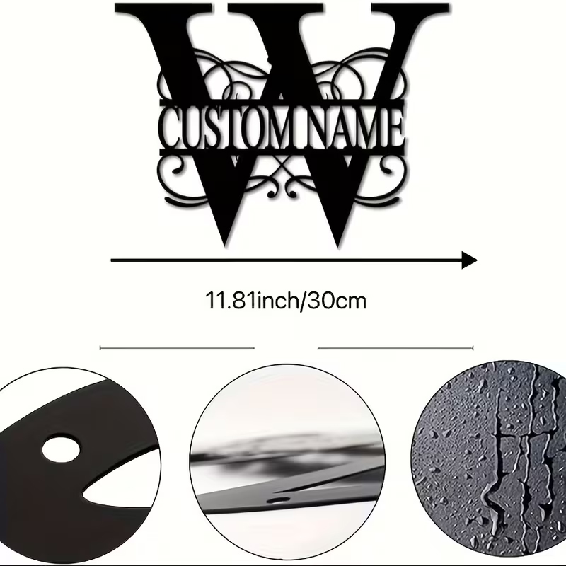Classic Custom Monogram Metal  - Smart Garden In Home recensione e prezzo