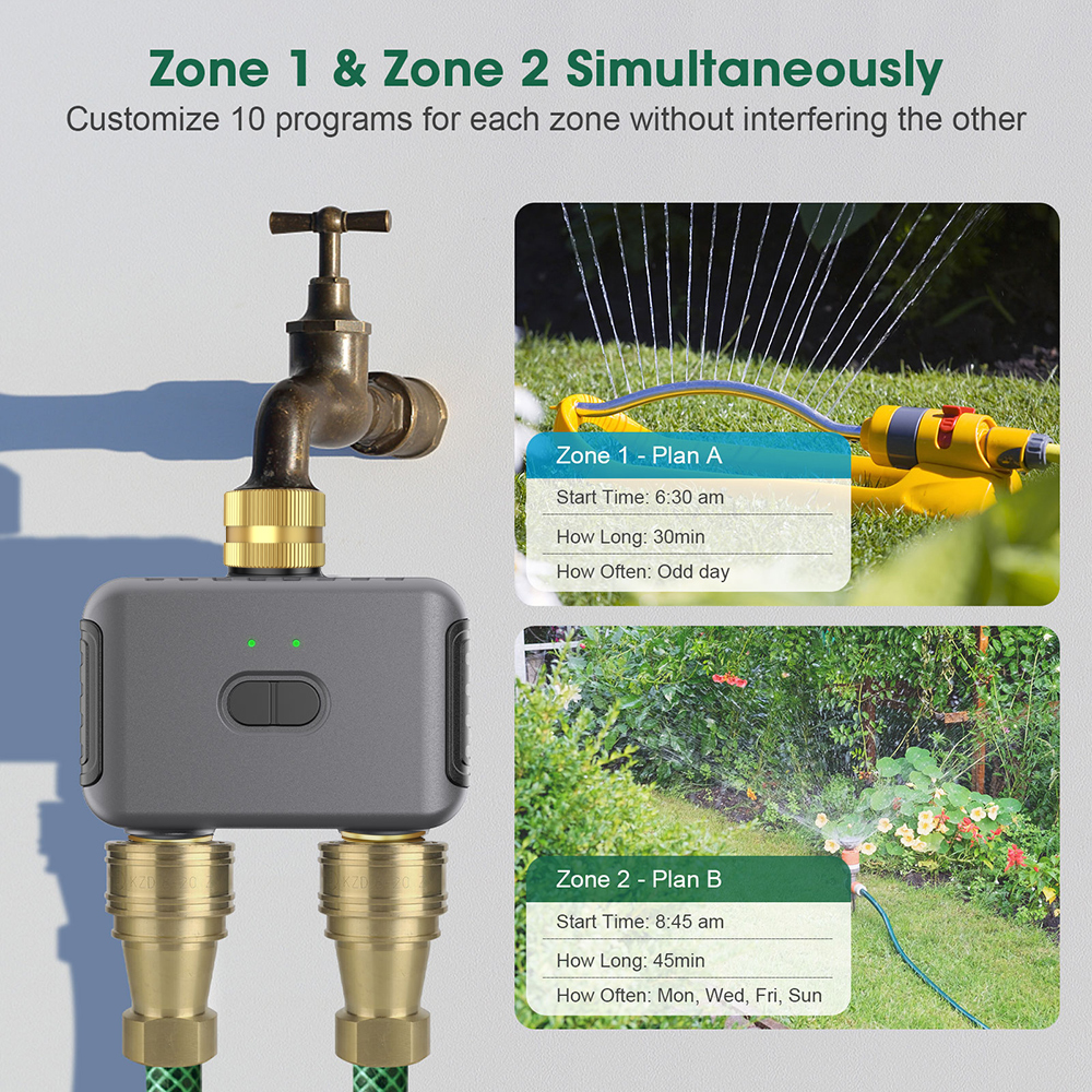 Tuya 2 Zone Watering Timer Gar - Smart Garden Iot recensione e prezzo