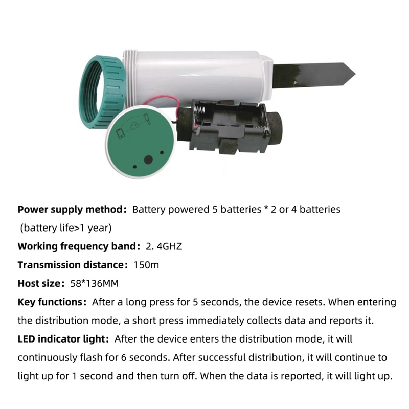 Zigbee Smart 4 In 1 Soil Teste - Smart Garden Sensors recensione e prezzo
